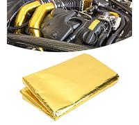 Ruban adhésif réfléchissant doré à haute température, isolation thermique pour envelopper les fils, les conduites de carburant, les capots de moteur. (Gold)