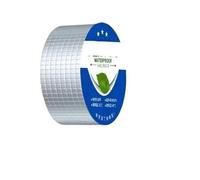 ruban adhésif résistant à l'eau, Ruban butyle toit étanche feuille d'aluminium caoutchouc ruban haute température résistance tuyaux murs fuite autocollant Super Nano bandes(5cm X 5 Meter)