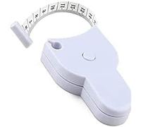 Ruban adhésif rétractable pour mesurer l'indice de masse corporelle, calculatrice de mesure télescopique, ruban de régime, outils de mesure, blanc