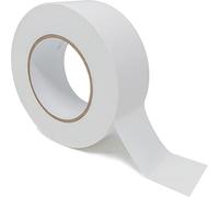 Ruban adhésif robuste | 48 mm de large x 50 m de long | Ruban adhésif de qualité industrielle - Ruban adhésif gaffer résistant pour l'intérieur et l'extérieur, ruban adhésif épais (blanc)