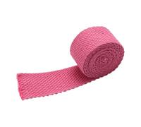 Ruban adhésif rose de 2 cm de large, 10 m de long en polyester tissé uni, ruban de biais pour la fabrication de sacs et loisirs créatifs