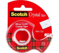 Ruban adhésif Scotch Crystal avec déballage - 19 mm x 7,5 m