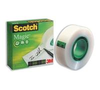 Ruban Adhésif - Scotch - Magic - 25 Mm X 66 M - Invisible - Faible Bruit - Inscription Possible