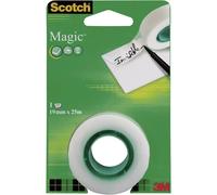 Scotch - Ruban Invisible Scotch Magic 19mmx25m le rouleau recharge