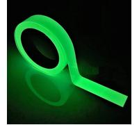 Ruban Adhésif - SHOP-STORY - Safety Tape - Phosphorescent - 2 Mètres - Vert Fluorescent