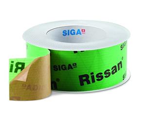 Ruban adhésif Siga Rissan 60 mm x 25 m Ruban d'étanchéité pour pare-vapeur