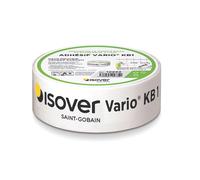 Ruban adhésif simple face Isover Vario KB1 40m x 6cm blanc et imprimé