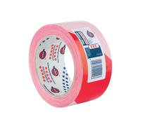 Ruban adhésif sol rouge et blanc 50mmx66m - SUPERTAPE - PE07PA0034