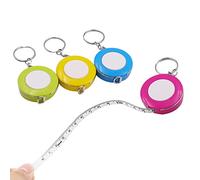 Ruban adhésif souple double échelle de 152,4 cm avec porte-clés - Règles flexibles double face - Mesure de perte de poids - Médecine - Couture corporelle