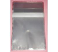 Ruban adhésif sur Sac A3 - cellophane Artiste écran Sacs 40 Micron pour violoncelle - Grande taille - 305 mm x 422 mm + rabat de 30 mm autoadhésives