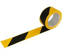 RUBAN ADHÉSIF TALIAPLAST 66M * 50 MM JAUNE ET NOIR - 540403