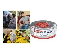 Ruban adhésif toilé tesa® extra Power tesa 56348-00001-05 noir (L x l) 10 m x 50 mm caoutchouc 1 pc(s)