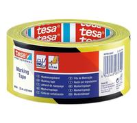 tesa Ruban d’avertissement 60760 – Jaune/Noir 33 m x 50 mm