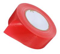 Ruban Adhésif Toilé 48mm X 50 M Rouge Haute Résistance | Usage Intérieur et Extérieur, Marquage Visible, Liaison Fiable, pour Entrepôt, Maintenance, Câbles, Bureau