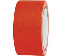 Ruban adhésif toilé 80FL5025OC TOOLCRAFT 80FL5025OC orange fluorescent (L x l) 25 m x 50 mm adhésif