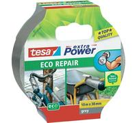 tesa Ruban adhésif toilé extra Power ECO REPAIR caoutchouc gris 10 m x 38 mm
