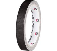 Ruban adhésif toilé HEB19L10SC TOOLCRAFT HEB19L10SC noir (L x l) 10 m x 19 mm adhésif thermofusible