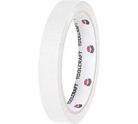 Ruban adhésif toilé HEB19L10WC TOOLCRAFT HEB19L10WC blanc (L x l) 10 m x 19 mm adhésif thermofusible