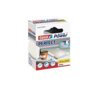 tesa Ruban adhésif toilé extra Power Perfect – Réparation & fixation – Blanc 2,75 m x 38 mm
