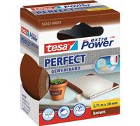 Ruban adhésif toilé réparation fixation Tesa Power Effect 2,75m x 38mm marron
