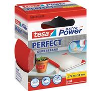 Ruban adhésif toilé réparation fixation Tesa Power Effect 2,75m x 38mm rouge