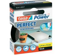 tesa Ruban adhésif toilé extra Power 56341-00027-03 noir 2,75 m x 19 mm caoutchouc