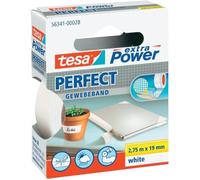 Ruban adhésif toilé - TESA - 56341-00028-02 EXTRA POWER - Blanc - 2.75 m x 19 mm - Multi-usages