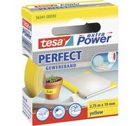 Ruban adhésif toilé tesa® extra Power tesa 56341-00030-03 jaune (L x l) 2.75 m x 19 mm caoutchouc 1 pc(s)