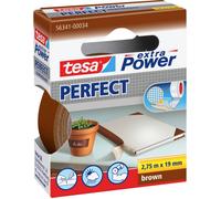 Tesa Ruban adhésif toilé Extra Power – Super résistant – 2,75 m x 19 mm – Marron