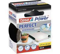 Ruban adhésif toilé tesa® extra Power tesa 56343-00034-03 noir (L x l) 2.75 m x 38 mm caoutchouc 1 pc(s)