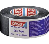 Ruban adhésif toilé tesa tesa® Professional 04610-00004-00 noir (L x l) 50 m x 50 mm caoutchouc 1 pc(s)