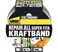 Ruban adhésif toilé UHU® Repair UHU 48145 argent (L x l) 10 m x 50 mm caoutchouc 1 pc(s)