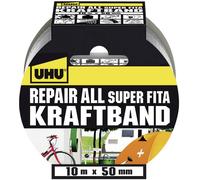 Ruban adhésif toilé UHU® Repair UHU 48145 argent (L x l) 10 m x 50 mm caoutchouc