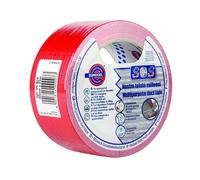 Ruban adhésif - Toiles et adhésifs tous usages - Rouge - 50mm x 25m - Multi-usages - Haute adhérence