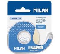 Ruban adhésif - Transparent - Brillant - Avec dévidoir en plastique - 19mmx33m Transparent