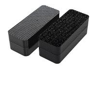 Ruban adhésif très puissant, attaches auto-adhésives, bande double face, Super bande de fixation à crochets et boucles(Rectangle- 20x70mm,10pcs)