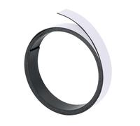 FRANKEN Bande magnétique, (L)1.000 x (P)10 x (H)1 mm, blanc Blanc G