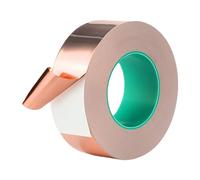 Ruban anti-escargots en cuivre, ruban adhésif résistant à la chaleur pour protection contre les escargots, 30 M, 50 mm Ruban en feuille de cuivre conducteur répulsif aux escargots pour circuits de Ca