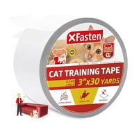 Ruban Anti-Rayures XFasten pour Dressage de Chat, 7,6 cm x 30 m, protège Les canapés, Les Meubles Anti-Rayures et Le Cuir pour Chats et Animaux de Compagnie.