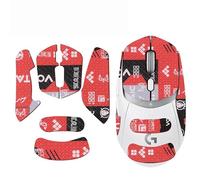 Ruban antidérapant absorbant la transpiration pour souris de jeu Logitech G309, rouge complet