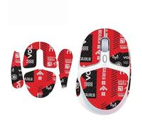 Ruban antidérapant absorbant la transpiration pour souris de jeu Logitech G705, rouge complet