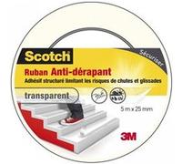 Ruban antidérapant de SCOTCH, une face L.5 m x l.25 mm transparent Transparent G