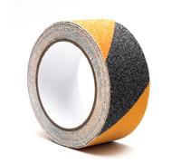 Ruban Antidérapant Noir Et Jaune - 5cm X 5m - Pour Plus De Sécurité