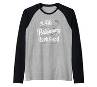 Ruban argenté « I Make Parkinson's Look Good Awareness » Manche Raglan