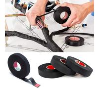 Ruban arrangrésistant à la chaleur, ruban de gril adhésif Coroplast, câble de voiture, protection de métier à tisser SFP, 15 mètres noir