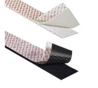 Ruban Auto-adhésif Velcro® Résistant Noir/Blanc 50mm x 1M-5M