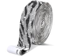 Ruban autocollant en strass cristal, Ruban adhésif strass diamant multicolore for loisirs créatifs, 2 à 14 rangs, 4 30 mm, 90 cm(Zebra,4 Row (8mm))