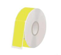 Ruban autocollant imperméable pour câble thermique pour imprimantes, étiquettes de câble réseau résistantes aux déchirures et étiquettes d'identification de fil de fibre (jaune)