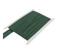 Ruban biais 100 % coton - 13 mm - 25 mm de large - Pour couture par 25 mètres - Vert bouteille