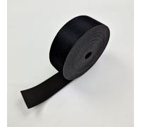 Ruban biais en cuir synthétique - Couleur, largeur et longueur au choix, avec rabais sur la quantité en aspect cuir, couture, bricolage, décoration, vendu au mètre (marron foncé, largeur 32 mm